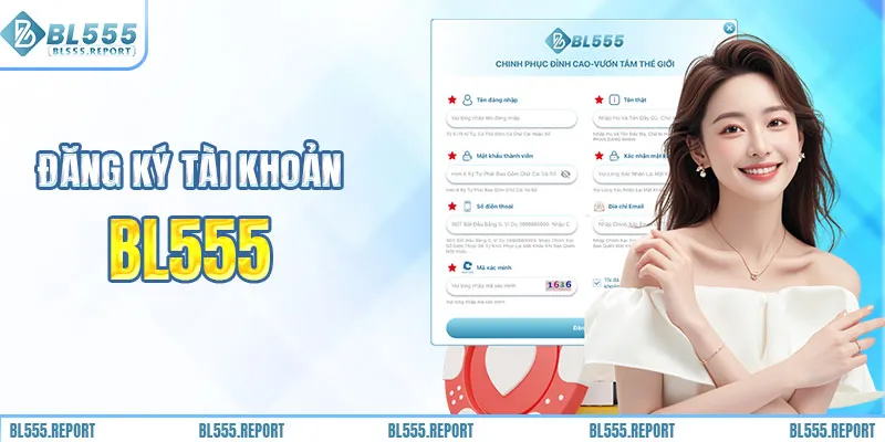 Hướng dẫn tạo tài khoản BL555